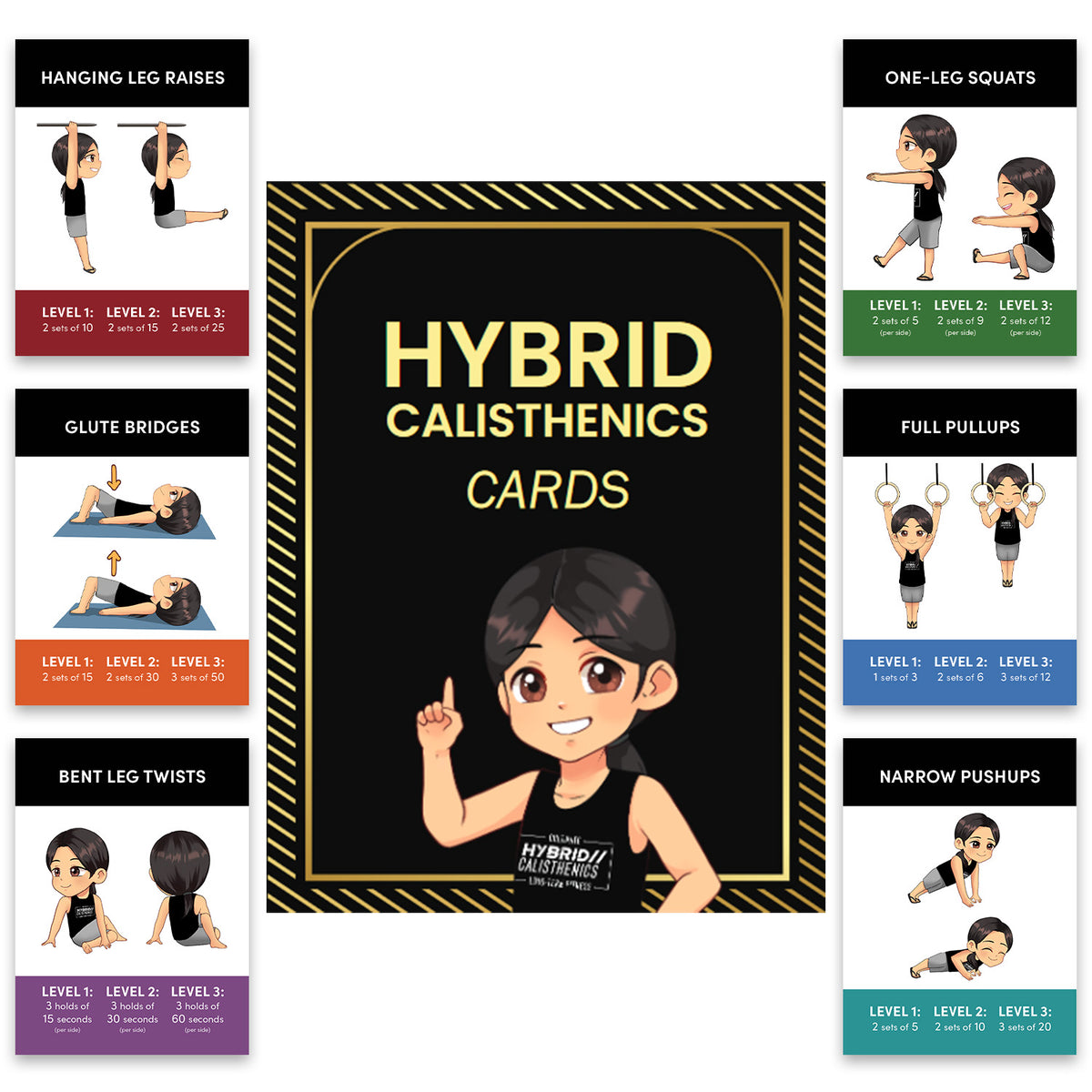 Hybrid Calisthenics Cards – Hybrid Calisthenics Shop