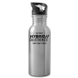 Hybrid Calisthenics Aluminum Water Bottle - silver